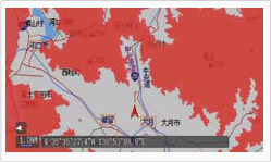 高度警戒領域表示例